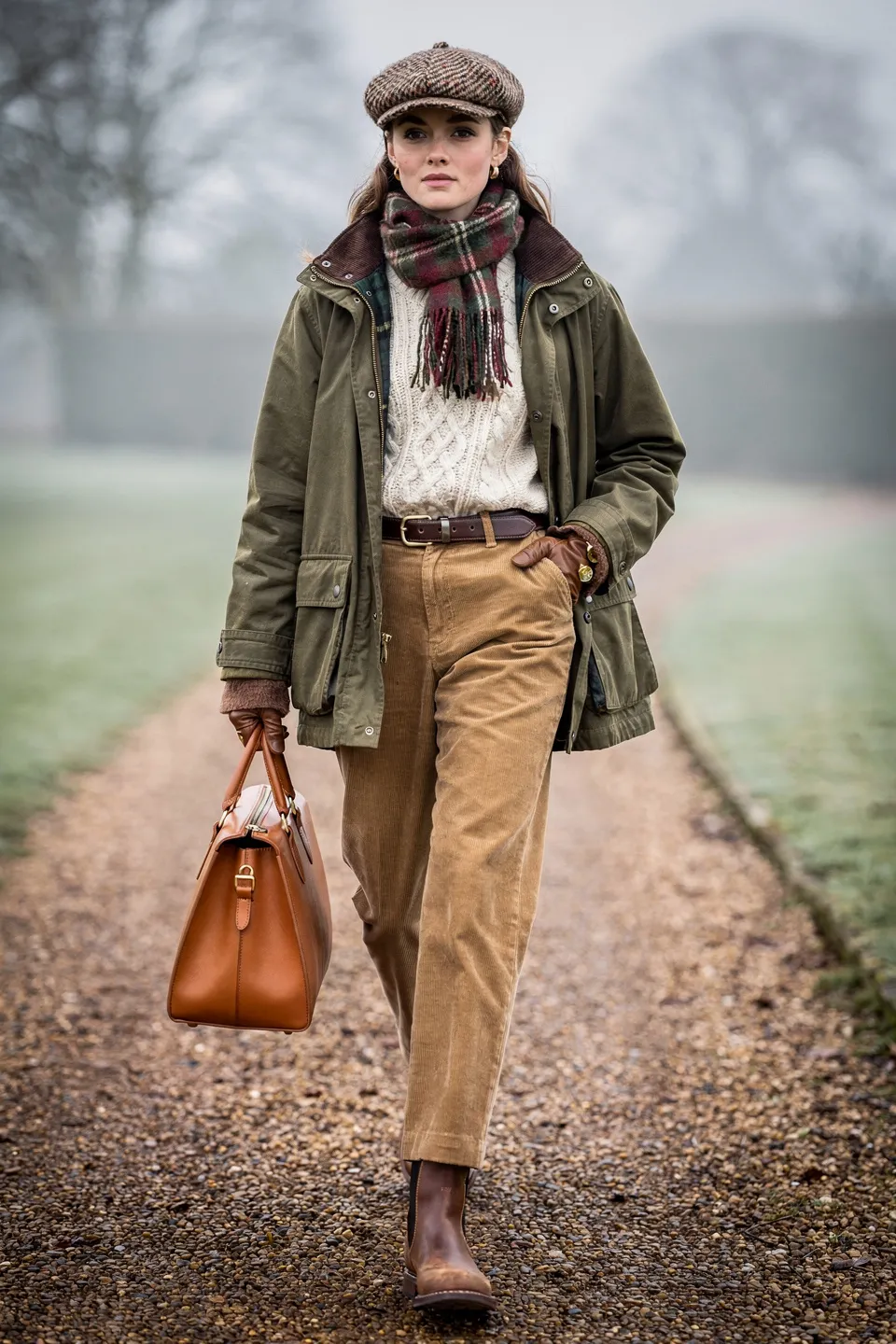 Waxed Jacket and Corduroy Country Look