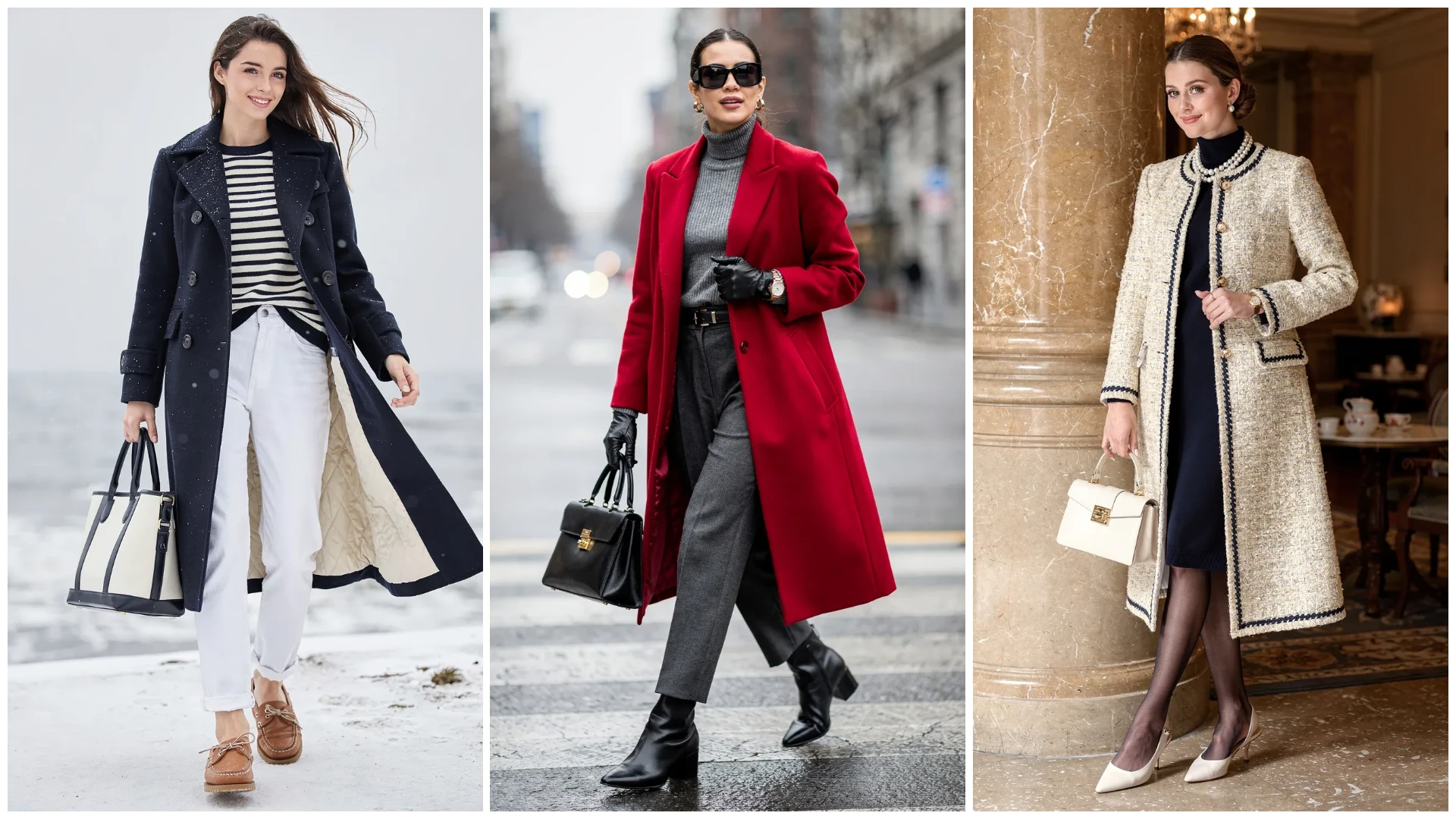 30 Women's Long Coat Winter Outfit Ideas in 2026